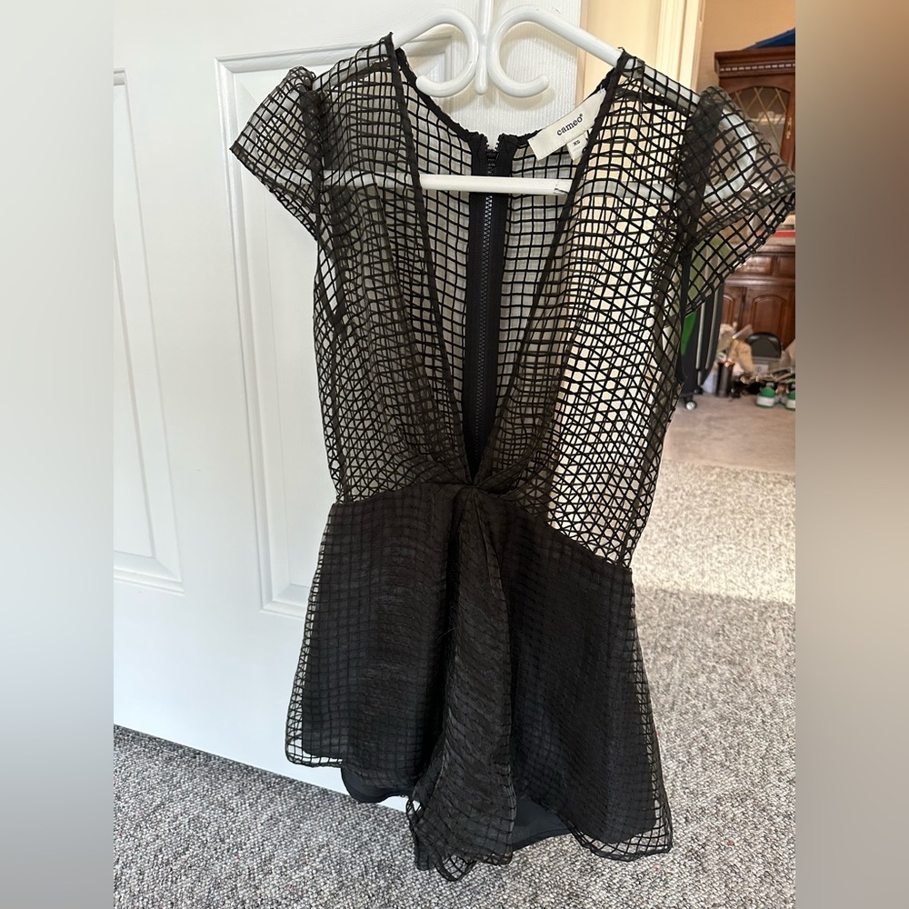 Cameo Black Romper